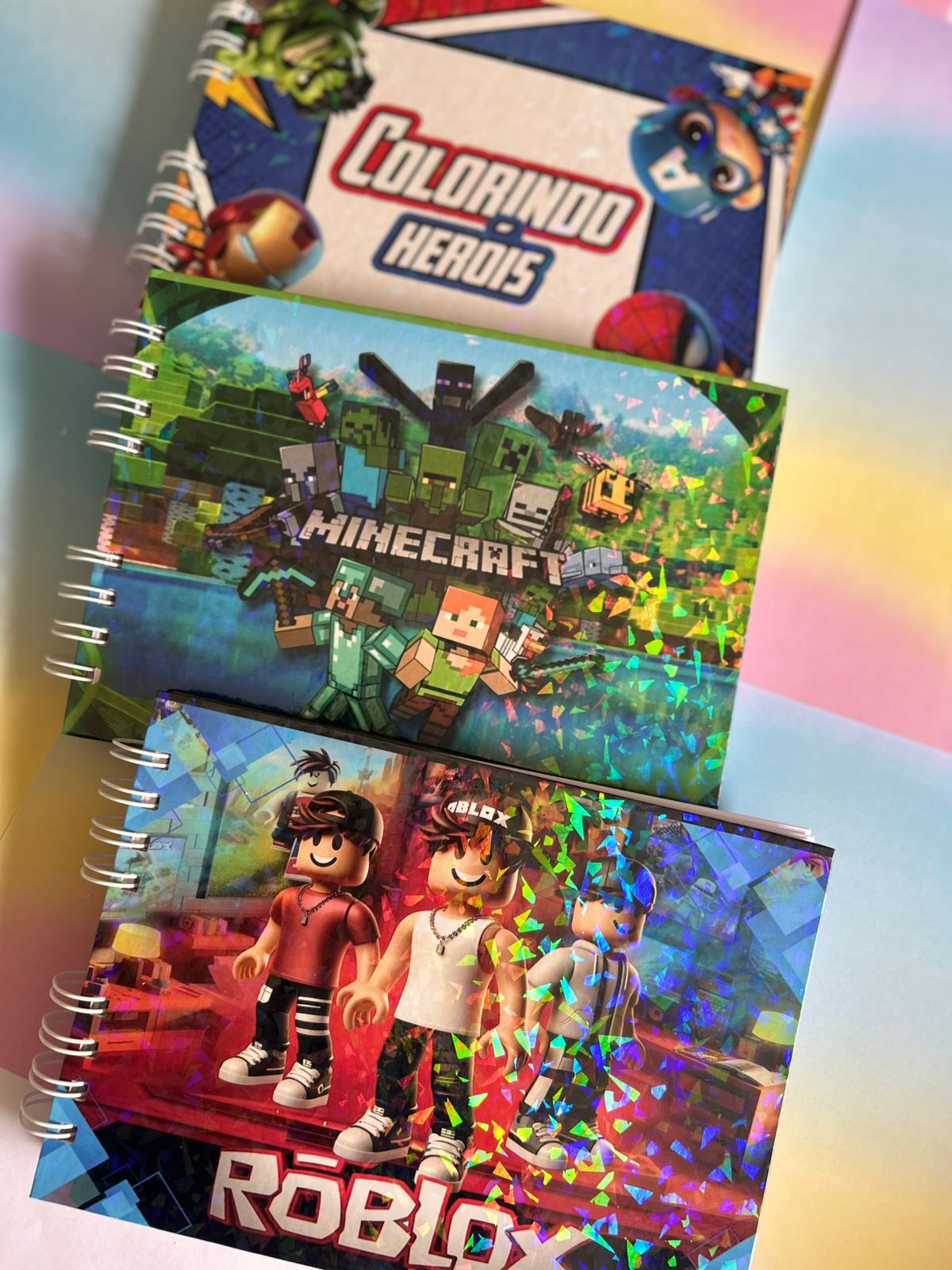 Livro de colorir capa dura - Temas Variados - Tamanho A5