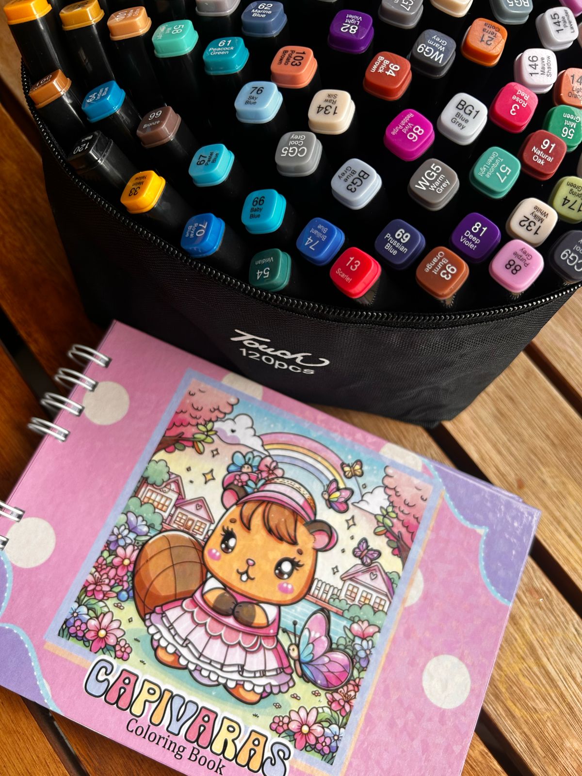 Livro de colorir capa dura - Temas Variados - Tamanho A5