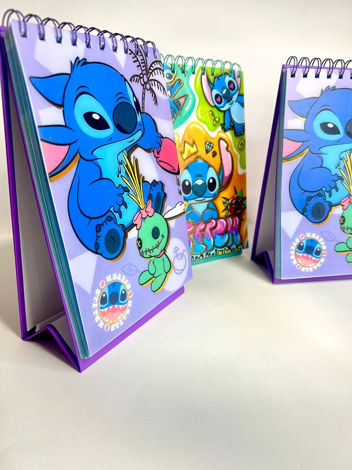 Caderno Planner Semanal Stitch - com folhas decoradas