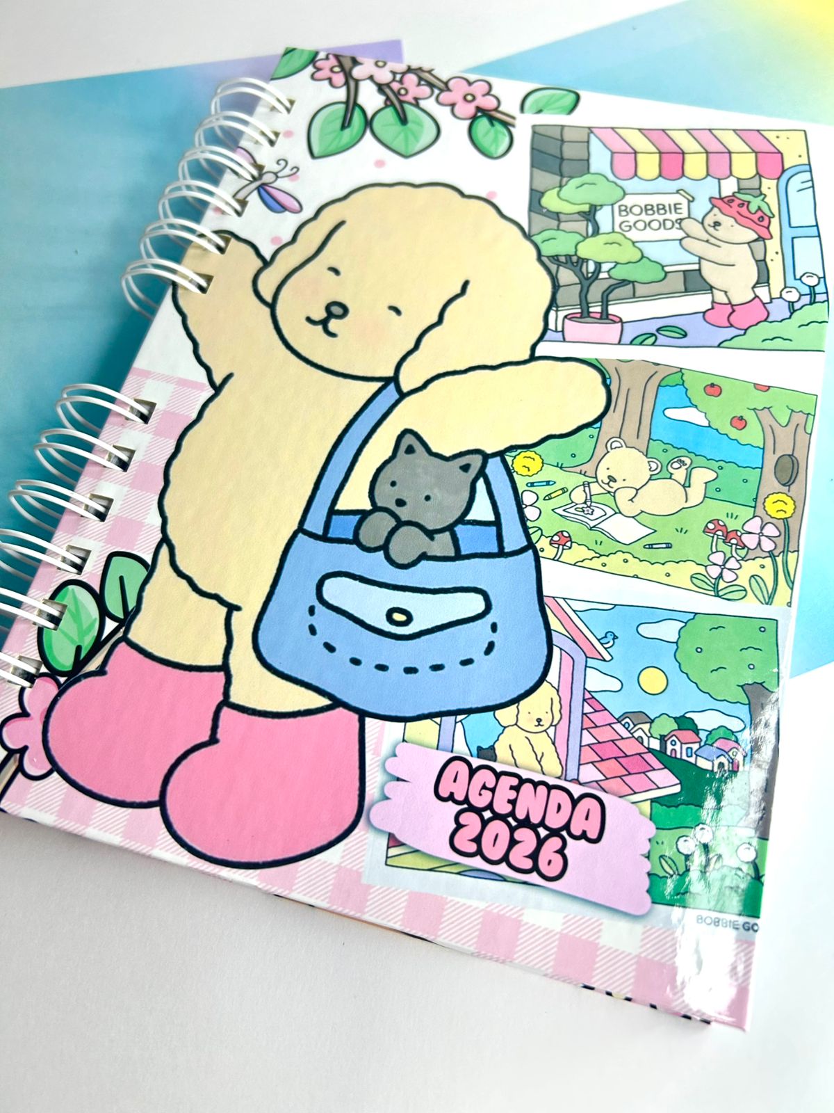 Agenda calendário 2026 - Espiral Tamanho A5 - Personagens variados