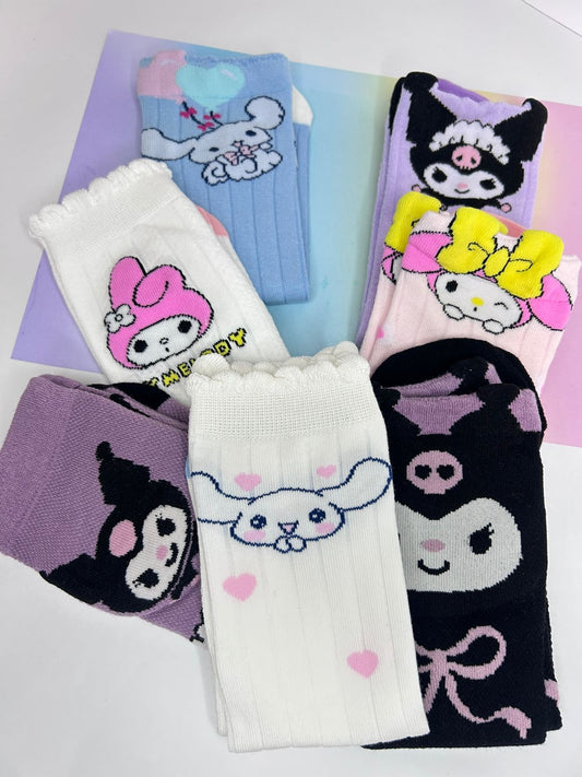 Meias Infantil feminina Turma da Hello Kitty