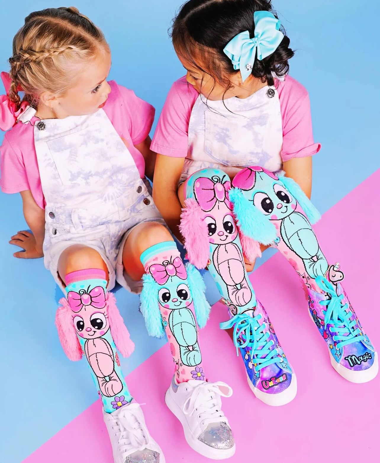 Meias infantil malucas 3D para crianças