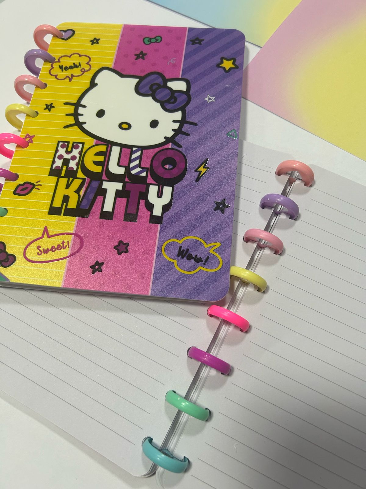Caderno Hello Kitty - Disco tamanho A5