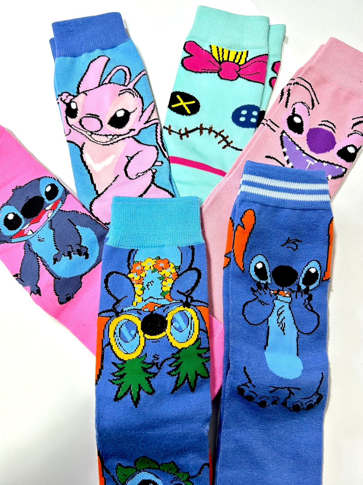 Meião personagens Stitch