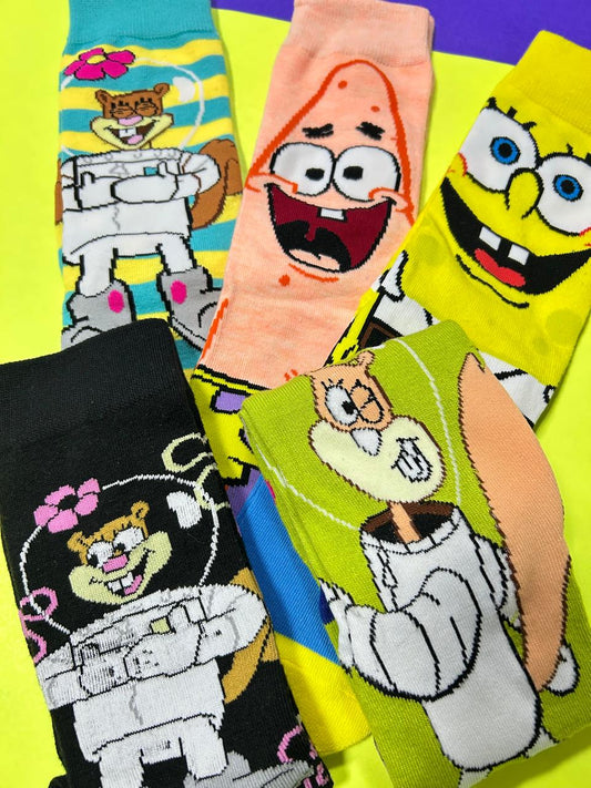 Meião Bob Esponja e sua turma