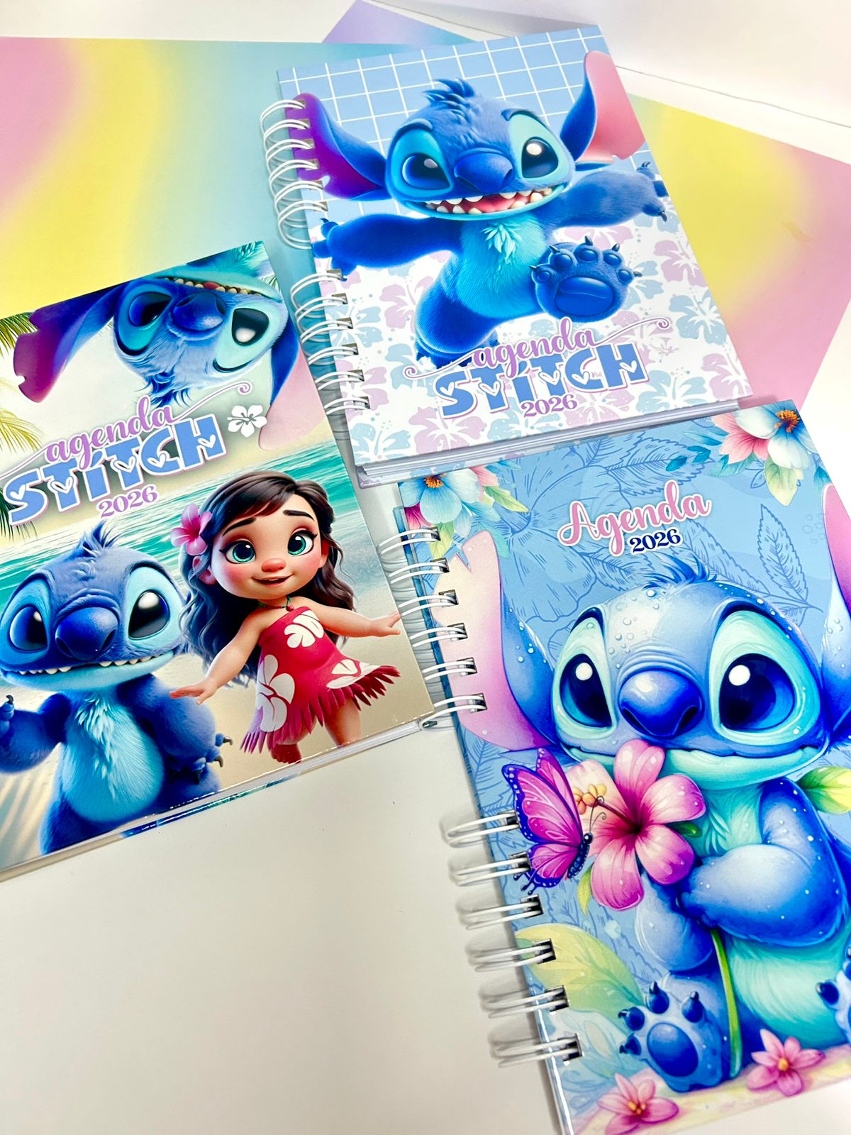 Agenda calendário 2026 - Espiral Tamanho A5 - Personagens variados