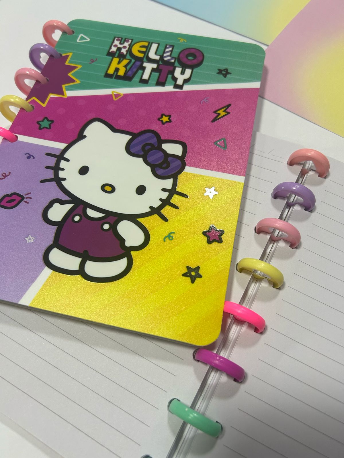 Caderno Hello Kitty - Disco tamanho A5