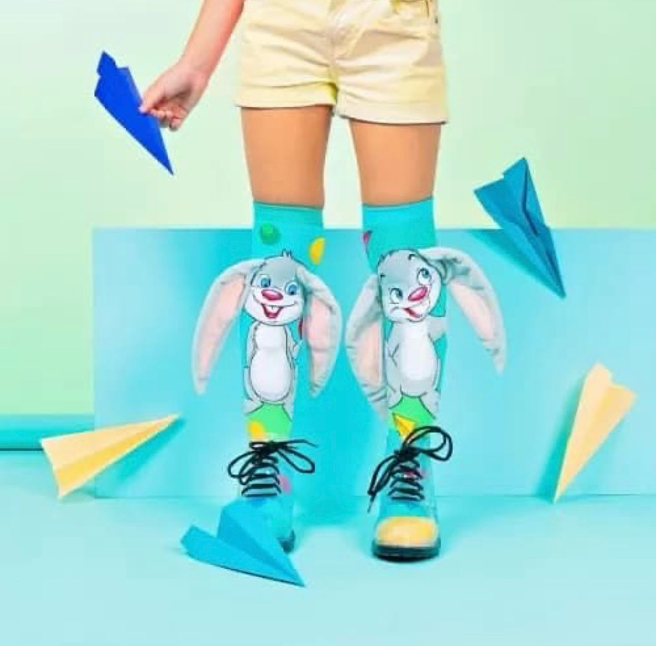 Meias infantil malucas 3D para crianças