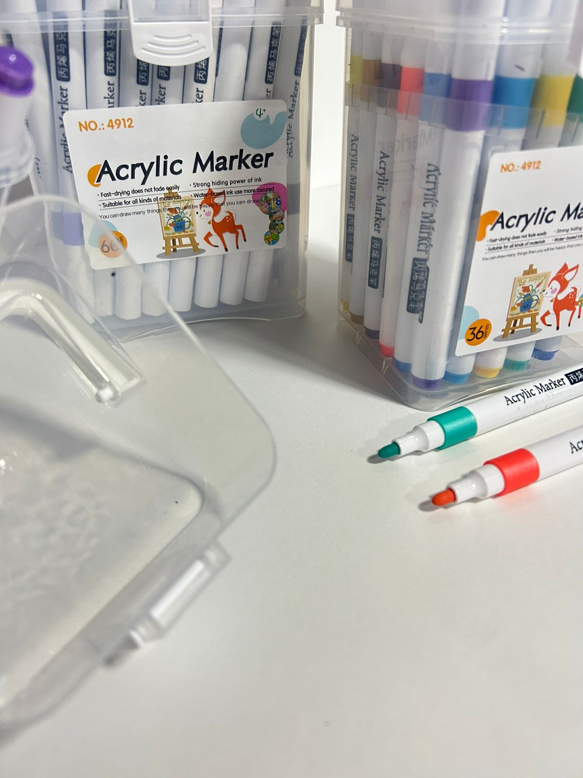 Kit caneta acrilica 36/60 cores - Acrylic Maker