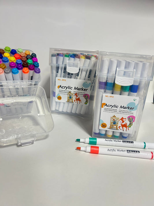 Kit caneta acrilica 36/60 cores - Acrylic Maker