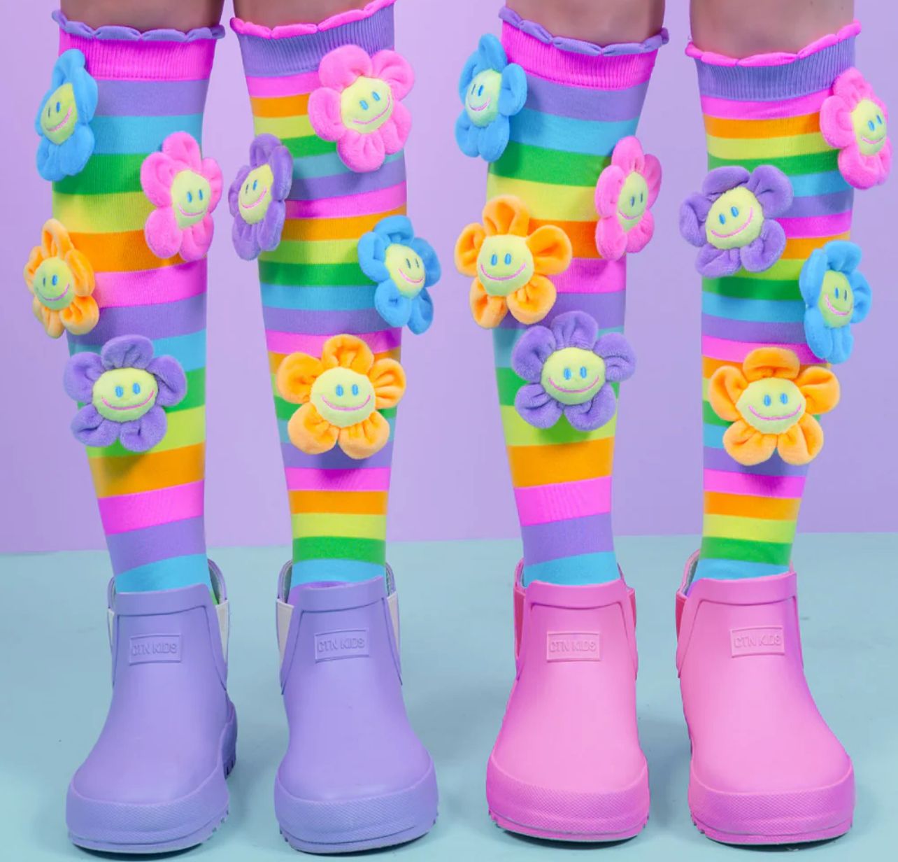 Meias infantil malucas 3D para crianças